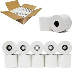 2-1/4 x 200' 1-ply thermal paper rolls bpa free cash register tape - Eco Friendly Value Pack from RegisterRoll | Premium Quality Thermal Paper (50 ROLLS)