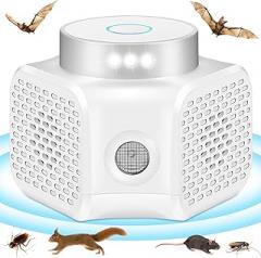 2026 Upgraded Mouse Repellent Ultrasonic Plug in Pest Repellent Indoor Control for Rodent Rat Mouse Mice Squirrel 4 IN1 Electronic Repellent Devices for House Garage Basement Attic