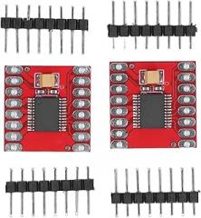 TB6612FNG Motor Driver Controller Board H Bridge for 4 Wire Step DC Motor, Simple Install Compact Design, 2 Packs for Electronics Projects