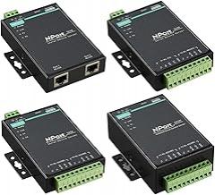 MOXA NPORT 5230 2-Port Device Server with 1 RS-232 Port and 1 RS-422/485 Port, 0 to 55°C Operating Temperature | NPort 5200 Series