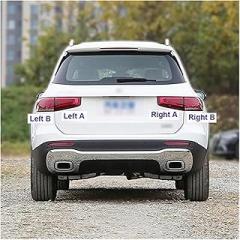 Compatible for Benz GLB 2020 2021 2022 2023 Rear Taillight Shell Brake Lights Shell Taillight Glass Replacement Rear Cover(Right B)(Left A and Right A)