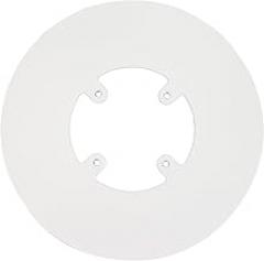 Freestanding Round Countertop Base Plate for Terminal and POS Equipment Stand, White