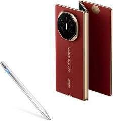 BoxWave Stylus Pen Compatible with Huawei Mate XT Ultimate - AccuPoint Active Stylus, Electronic Stylus with Ultra Fine Tip - Metallic Silver