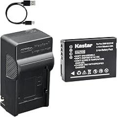 Kastar 1-Pack Battery and AC & USB-C Charger Compatible with Panasonic DMW-BCG10 Lumix TZ6 TZ7 TZ8 TZ10 TZ20 TZ30 TZ35 ZR1 ZR3 ZS1 ZS3 ZS5 ZS7 ZS8 ZS10 ZS15 ZS20 ZS25 ZX1 ZX3 3D1 Leica V-Lux 20 30 40