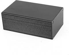 Uxcell a16011100ux0398 Aluminum Electronic Power DIY Junction Project Box 110x66x43mm Black