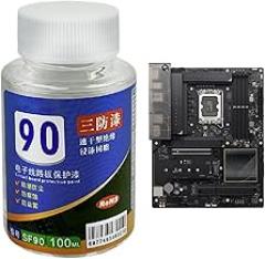 PCB Quick Drying Three Proof Paint | Waterproof Clear Conformal Coating, Circuit Board Repair Paint, for Electronics PCB Electrical Work Automotive LED Motherboard Industrial