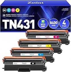 TN-431 TN431 Toner Cartridge 4-Pack Replacement for Brother TN431BK TN431C TN431M TN431Y Toner Compatible with Brother MFC-L8900CDW L8690CDW L8610CDW L8905CDW HL-L8360CDW L8260CDW MFC-L9570CDW Printer