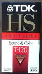 TDK T-120 VHS Cassette - 6 Hour