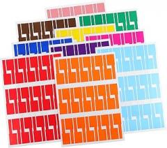 GANAZONO 10 Sheets Writeable Cable Labels for Wire Identification Management Tags for Electronics Easy Manual Printer Use Streamlined Cable Organization