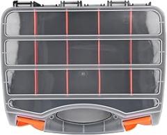 Double Side Parts with Removable Divider PVC Plastic Compartment Storage Box for Electronic Components Screws Plastic Divider BoxPortable Storage BoxPlastic BoxCompartment