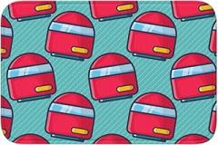 Seamless Pattern of Electronic Purifier Bathroom Rugs Bath Mat Soft Cozy and Absorbent Bath Rug, Non Slip Bath Mat for Bathroom Door, Shower, and Tub 24x16 in Bath Rug