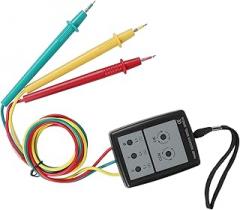 GEBSKI Phase Indicator, LED Light Display 3 Phase Indicator Digital Phase Indicator System Electronic Starter Buzzer Indication Testing Machine for Industry