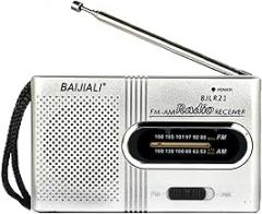Portable Radio, AM FM Pocket Radio, Speaker, Headphone Jack, Suitable for Gift Giving, Elderly, Family, Travel, Camping, Etc
