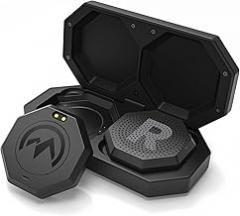 OutdoorMaster Update Ski Helmet Headphones, True Wireless Bluetooth with Charging Case, Drop-in Headphones HD Speaker Chip Compatible with Audio Ready Snowboard Helmets-Pure Black