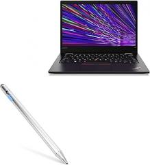BoxWave Stylus Pen Compatible with Lenovo ThinkPad L13 Yoga 2-in-1 Gen 2 (13.3 in) - AccuPoint Active Stylus, Electronic Stylus with Ultra Fine Tip - Metallic Silver