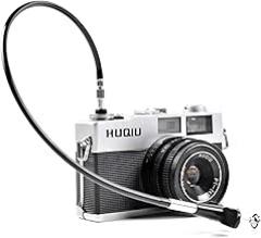 Black 70cm Threaded Cable Release, Mechanical Shutter Release Cable, Mechanical Cable Release with Bulb-Lock Design for Long exposures