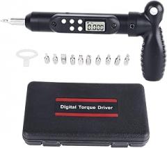 Generic Digital Torque, Electrician Tool with 4 Torque Units N.m kgf.cm ft.lbf lbf.in with CW CCW Operation Alarm Function for Electronics Machinery Computer Equipment