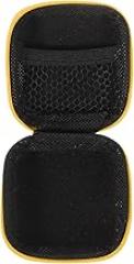 Veemoon Portable Earbuds Carrying Case Eva Travel Cord Organizer Pouch for Earbud Storage, Charger and Cable Holder, Yellow Compact Protective Electronics Organizer for On-The-go