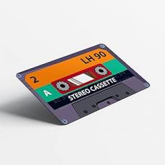 Debit Card Skin Cover Sticker - Cassette 4Pcs Credit Card Sticker Protecting & Personalizing Bank, EBT, Metro, Key Card - No Bubble, Slim, Waterproof, Removable