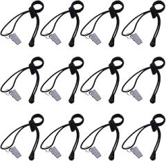 Backdrop Background Clips Holder for Photo Video Studio, 12 Pack, Black