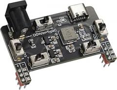 Breadboard Power Supply Module 3.3V/5.5V 0.15A/2A, with USB Type-C Port and DC 2.1mm Port, Charging Moule for Breadboard Electronic Experiments