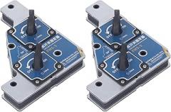 Pssopp Welding Magnetic Holder, Dual Switch Design, 28kg Magnetic Pull for Accurate Positioning, Ideal for Steel Plate and Bar Welding Projects