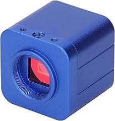 Industrial Microscope Camera, 1080P 24MP USB Digital Microscope with 180X Magnification and Adjustable LED Ring Lights with Remote Control Electronic Camera Industry