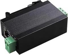 RS485 Ethernet Adapter MQTT Networking Communication Device Aluminum Housing Single Port 2400Bps-460800Bps Server Accessory Single Port Server