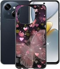 for Tecno Spark Go 1 Case, Soft TPU Back Cover Shockproof Silicone Bumper Anti-Fingerprints Full-Body Protective Case Cover for Tecno Spark Go 1 (6.67 inch) - XT46