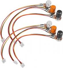 VALICLUD 3 Set Adjustable Potentiometer Carbon Film Variable Voltage Divider with Electronic Wire for Easy Installation and Fine Tuning Control of Resistance Values Random Color