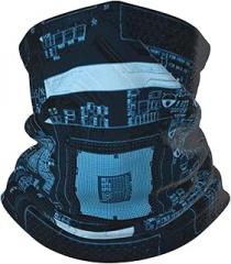 HTRWEDG Sunflower Magic Scarf Gaiter Face Cover Balaclava Headband Head Wrap Headwear For Fishing Hiking Cycling Ski