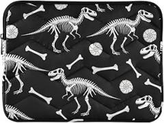 White Dinosaur Skeletons Laptop Case 14inch Laptop Case Portable Electronic Device Cover