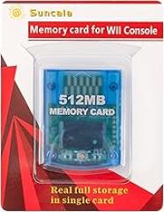 Suncala Memory Card Compatible with Gamecube and Wii Console, 512MB Memory Card for Nintendo Gamecube
