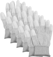 5pairs -static Coated Gloves for Building and Electronics Assembly Non- Design for Industry Workers Ergonomic