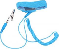 10Pcs PU Anti Static Wrist Strap, Adjustable Strap Anti Shock Wristband Bracelet, Anti Static Bracelet for Factory Environment, Electronic Maintenance, Dust Workshop