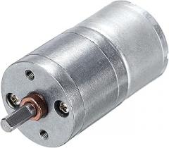 MECCANIXITY Micro Gear Box Motor Speed Reduction Geared Motor DC 6V 50RPM JGA25-310 for Electronic Lock DIY RC