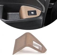 Fit for Honda Pilot 2016-2022,Honda Ridgeline 2017-2023,Honda Passport 2019-2023 ABS Interior Door Fuel Cap Switch Decorative Frame Interior Car Accessories (Pear Wood Grain)