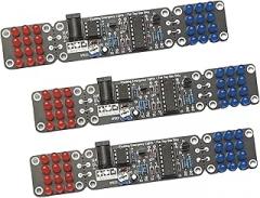 CANADUINO® 3 x Police Vehicle Flashing Light Red and Blue DIY Kit - Made in Canada (USMCA Complaint = no tariffs for US customers)