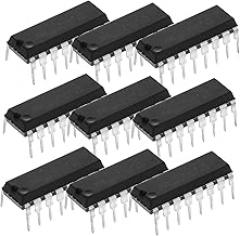 Veemoon 10pcs Ld Dip Pin Stepper Motor Controller ICS Output Per Channel Peak Output Over Temperature Protection Easy to Use for DIY Robotics and Electronics Projects