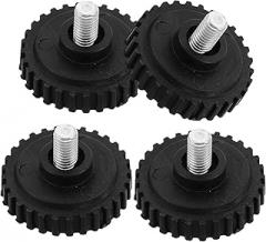 4pcs Feet Levelers for Kitchen Digital Scale Electronic Scale Tray Base Accessory Replacement Feet Bumpers Screw Included