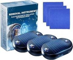 3PC Car Interference Antifreeze Instrument, Anti-freeze Electromagnetic Car Snow Removal Device, Portable Solar Electromagnetic Molecular Interference Freeze and Snow Remover Instrument