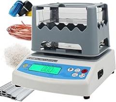 Electronic Solids Density Meter, Portable Gold Density Testing Instrument, 0.001 g/cm³ Precision Detection, Max Weight 300g/600g, Built-In Level, for Lab/Rubber Factory/Cable Factory 300A