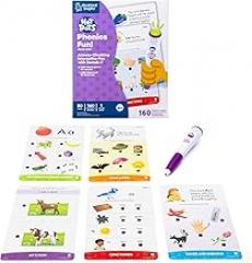 Educational Insights Hot Dots Phonics Fun! Set - Preschool and Kindergarten Flash Cards Compatible with Interactive Pen, Preschool Learning Activities, Learn to Read Activity for Kids Ages 3+