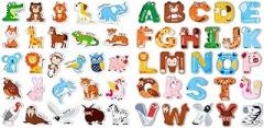 JoyCat Wooden Magnets for Kids – 26 Cute A-Z Animals Fridge Magnets for Toddlers + Magnetic Letters, Alphabet ABC Fridge Magnets for Toddlers & Kids