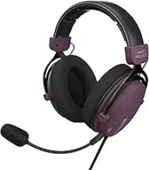 HS4 Wired Headset, Stereo Gaming Over Ear Headphones with Detachable Mic, Metal Frame, 3.5 mm Audio Jack, for PS4 PS5 PC Xbox One Laptop Mac