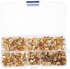 PRETYZOOM 500Pcs U Shaped Copper Connector Terminals Crimp Connector Terminal for Household Appliances and Electronics Lightweight and Easy to Use U Shape Copper Terminal
