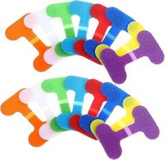 24pcs Wire Markers Labels Cable Labels Wire Tags for Electronics Sturdy Nylon Cable Organizers