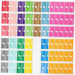 TEHAUX Cable Organizer Stickers 14 Pack of Self-Adhesive Wire Labels Cord Labels for Electronics Wire Tags