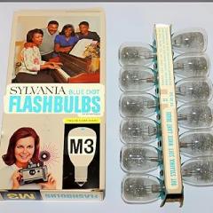 Sylvania M3 Blue Dot Camera Flashbulbs, (Pack of 12)