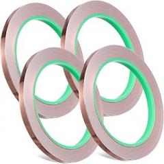 4rolls Packing Tape Multi-Purpose Adhesive Strips for Electronics Appliances and Guitar Electrical Tape